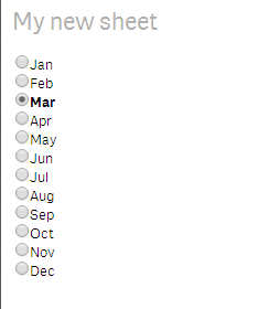 Radio Multiple Rows