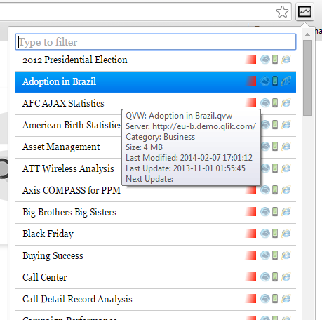 QlikView Access Point as Chrome Extension (Updated)