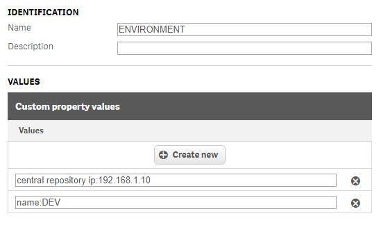 Global Environment Values Approach (Qlik Sense)