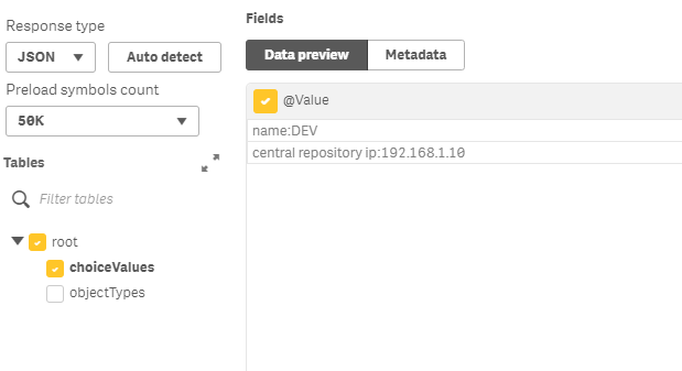 Global Environment Values Approach (Qlik Sense)