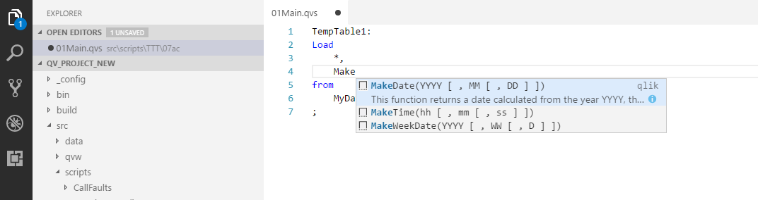 IntelliSense  integration